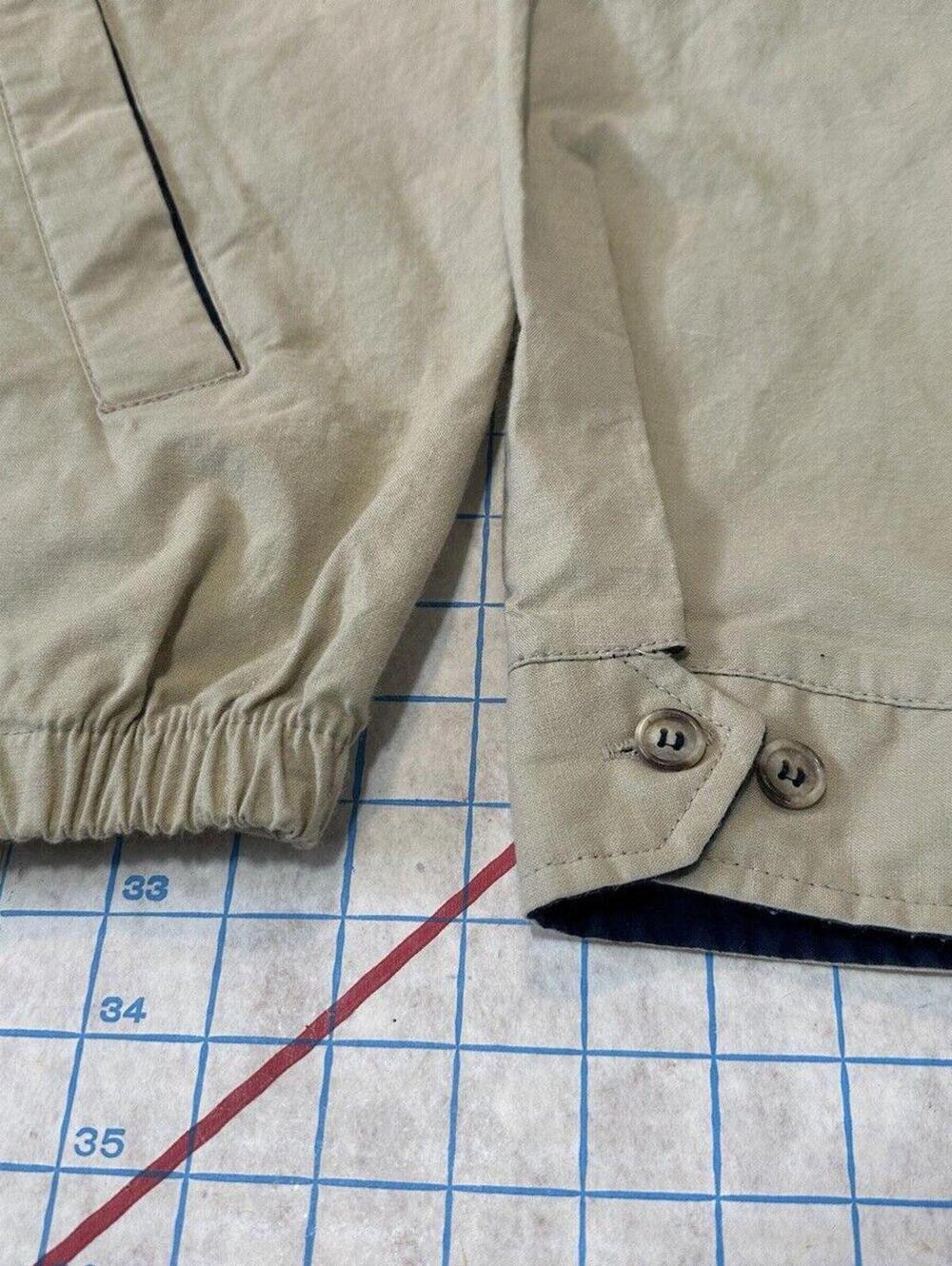 VTG Double Sided Herrington Bomber Jacket Mens XL Beige Scooby Doo Made USA 90s - Picture 5 of 15